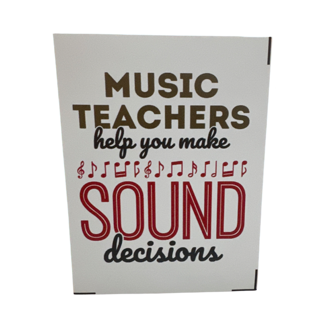 Music Teachers Help You Make Sound Decisions Sticker
