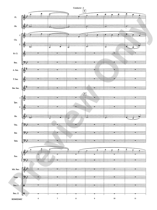 River of Dreams - Concert Band Conductor Score & Parts (Digital Download)