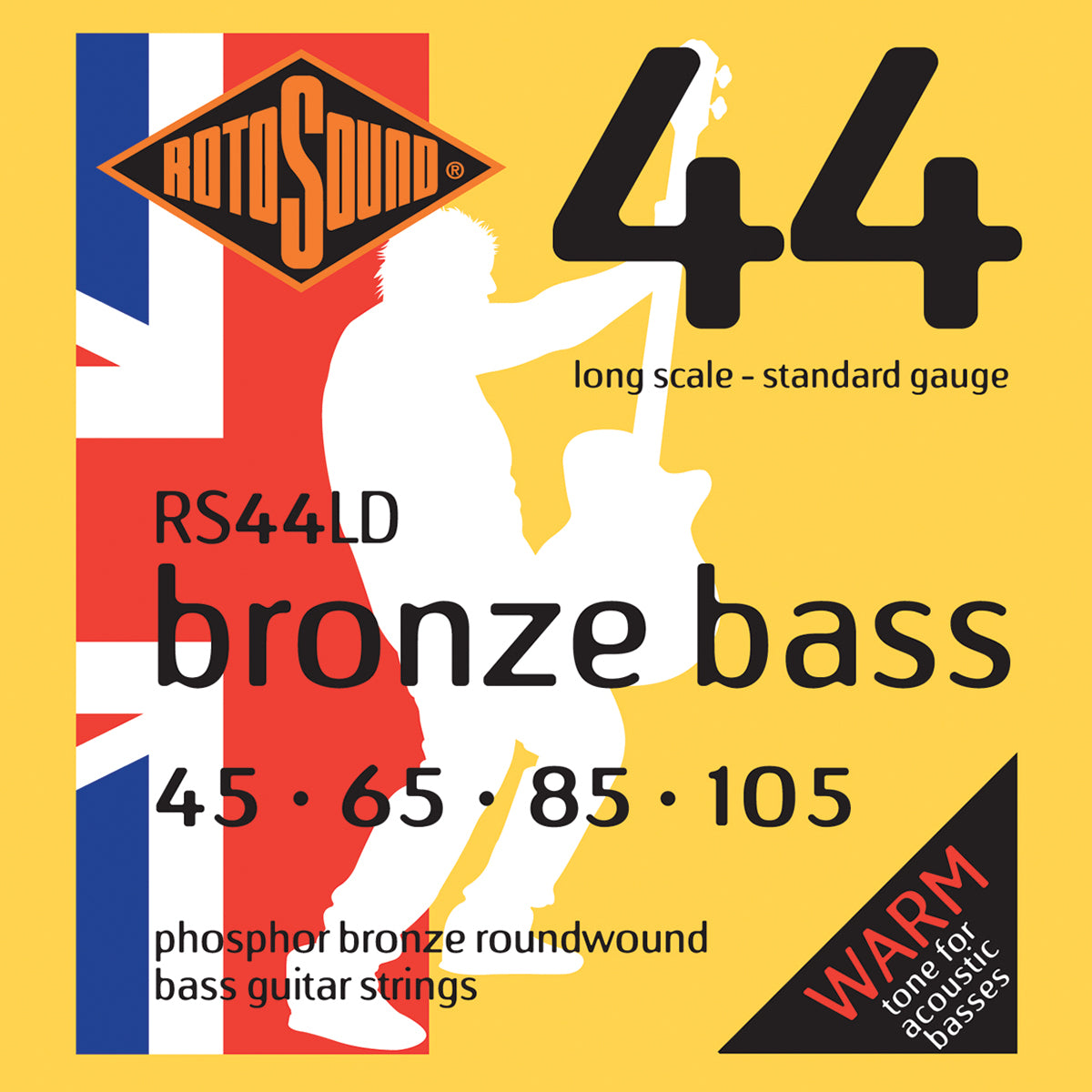 Acoustic Bass Strings - Rotosound RS44LD Bronze Bass 45-105 Strings