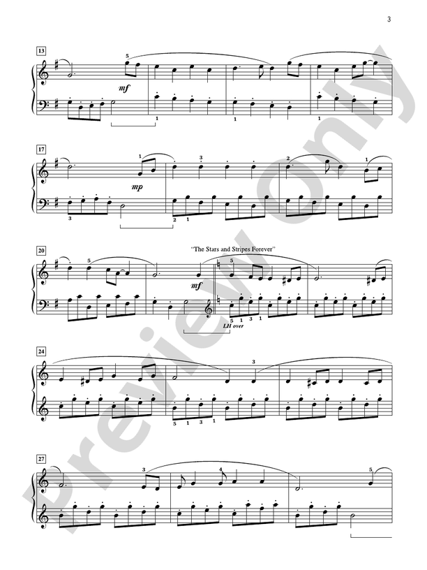 American Medleys & Variations - Piano (Digital Download)