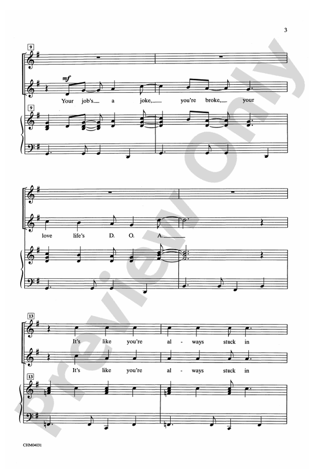 I'll Be There for You (Theme from "Friends") – 2-Part Choral Octavo (Digital Download)