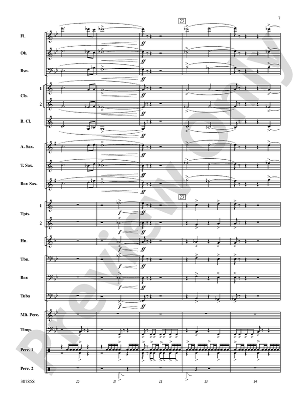 Festivo - Concert Band Conductor Score & Parts (Digital Download)