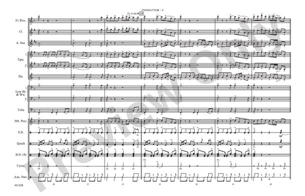 Best Day of My Life – Marching Band Conductor Score & Parts (Digital Download)