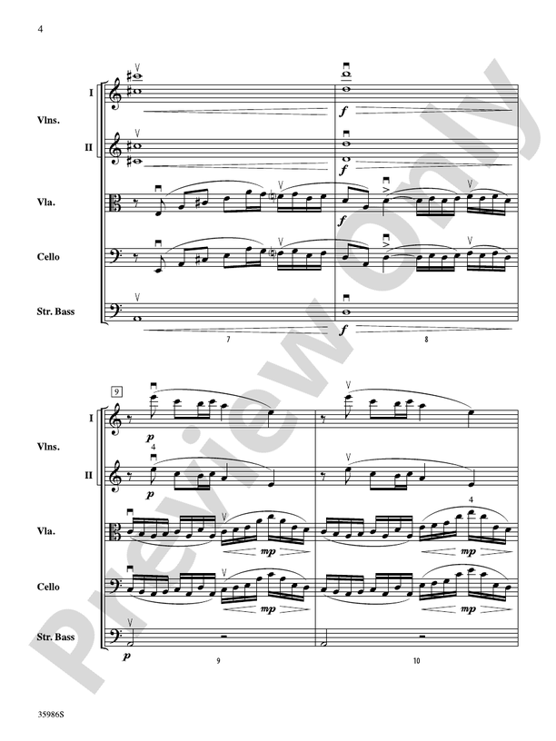 Hebrides Overture – String Orchestra Conductor Score & Parts (Digital Download)