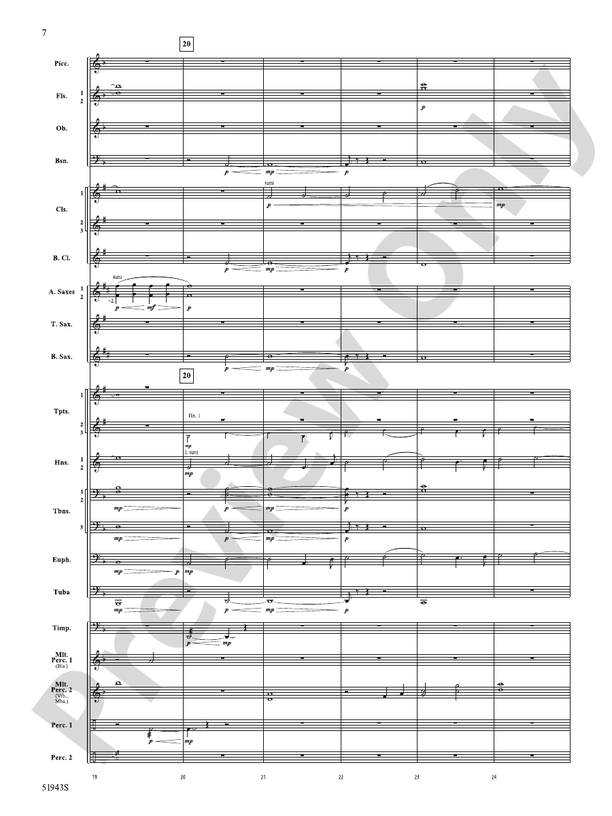 Rising From the Earth - Concert Band Conductor Score & Parts(Digital Download)