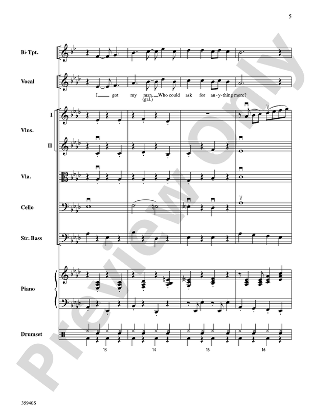 That Gershwin Rhythm - String Orchestra Conductor Score & Parts (Digital Download)