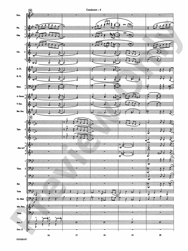 Duke Ellington! (Medley for Concert Band) - Concert Band Conductor Score & Parts (Digital Download)