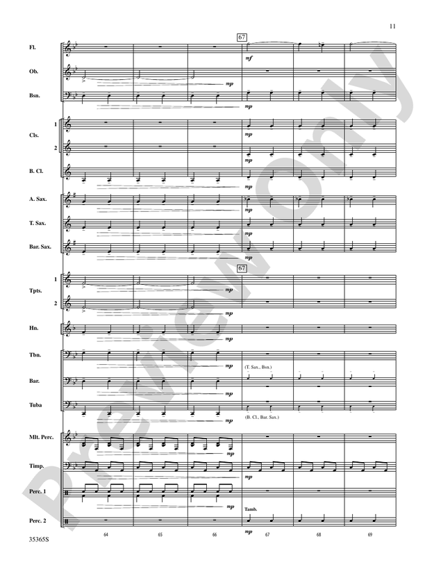 Ritual Fire Dance (From El Amor Brujo) - Concert Band Conductor Score & Parts (Digital Download)