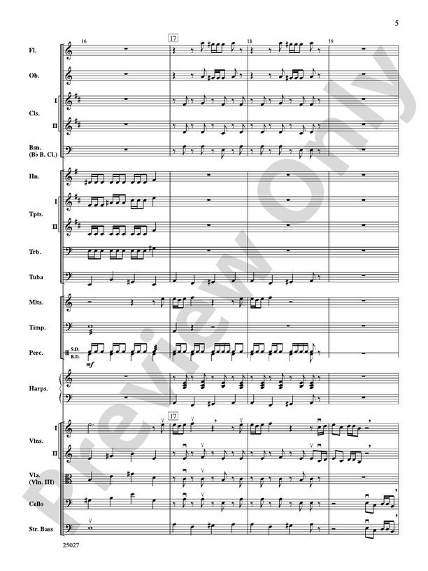 Corpse Bride, Selections from Tim Burton's – Full Orchestra Conductor Score & Parts (Digital Download)