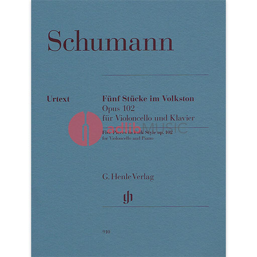 Five Pieces in Folk Style Op 102 Cello/Piano