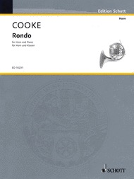 Cooke - Rondo in Bbmaj - French Horn/Piano Accompaniment Schott ED10231
