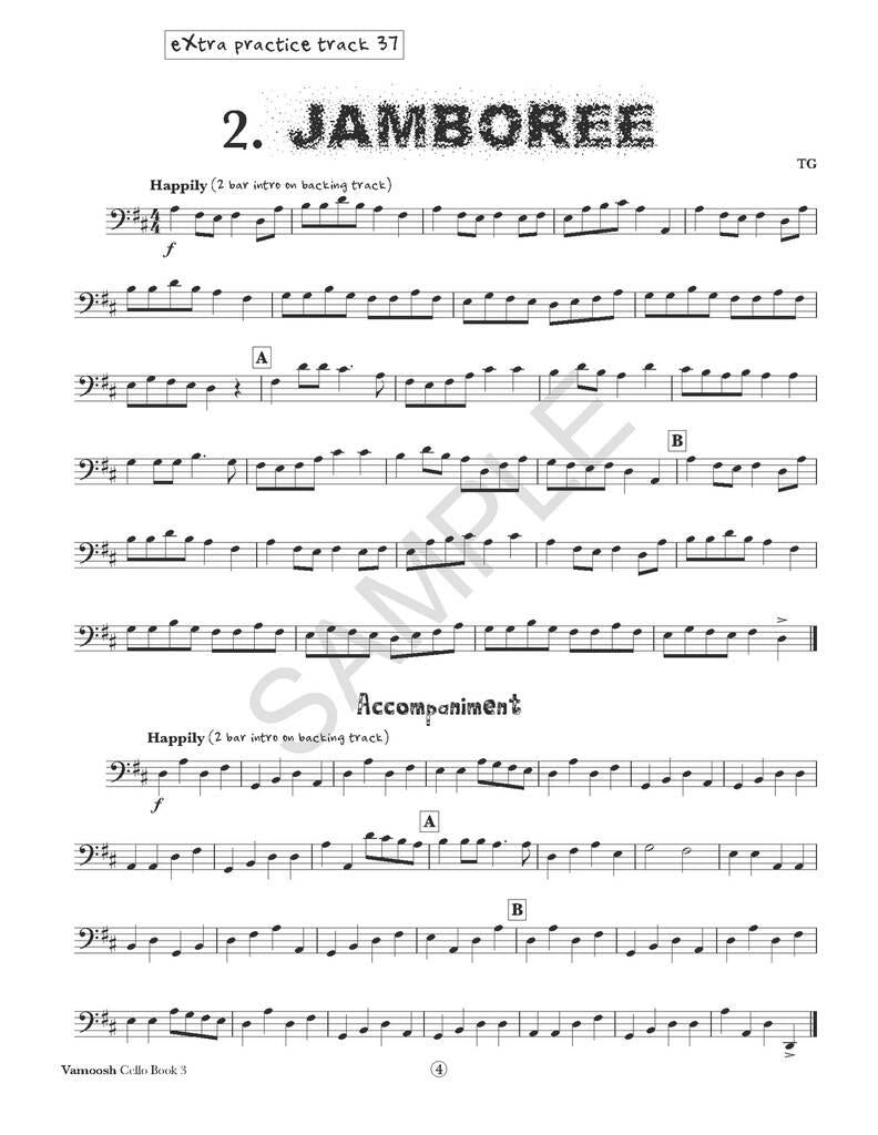 Vamoosh Cello Book 3 - Cello/CD by Gregory Vamoosh Music VAM23