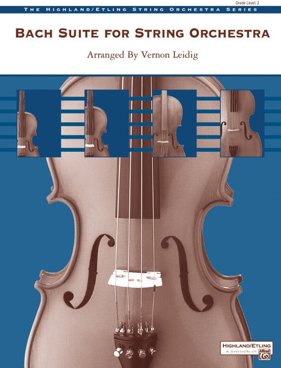 Bach Suite – String Orchestra Conductor Score & Parts (Digital Download)