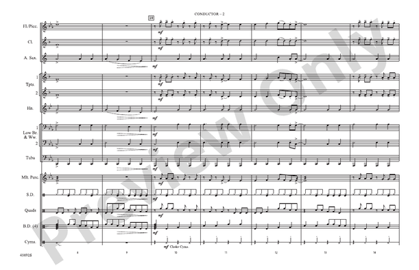 Everything Is Awesome (from The Lego¬Æ Movie) – Marching Band Conductor Score & Parts (Digital Download)