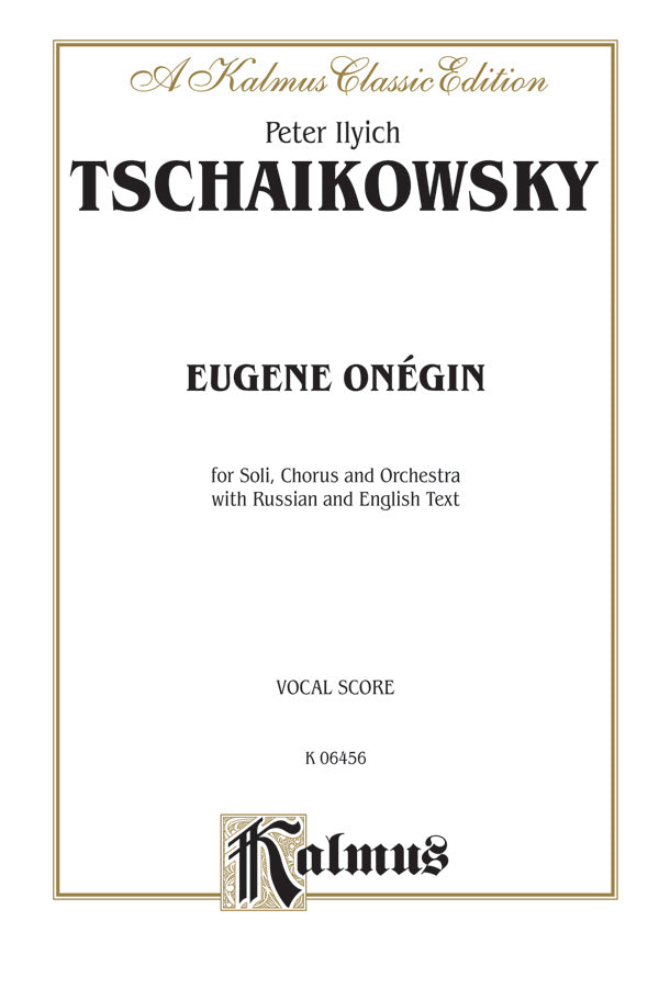 EUGENE ONEGIN OP 24 RUSS ENG