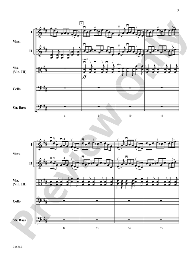 Fiddle Like the Dickens! – String Orchestra Conductor Score & Parts (Digital Download)