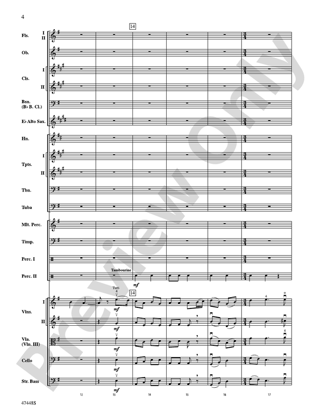 I'm Seventeen Come Sunday – Full Orchestra Conductor Score & Parts (Digital Download)