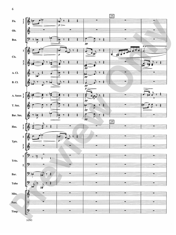 William Tell Overture - Concert Band Conductor Score & Parts (Digital Download)