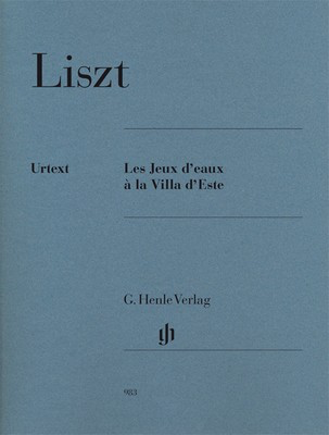 Les Jeux Deau a La Villa Deste - Franz Liszt - Piano G. Henle Verlag Piano Solo