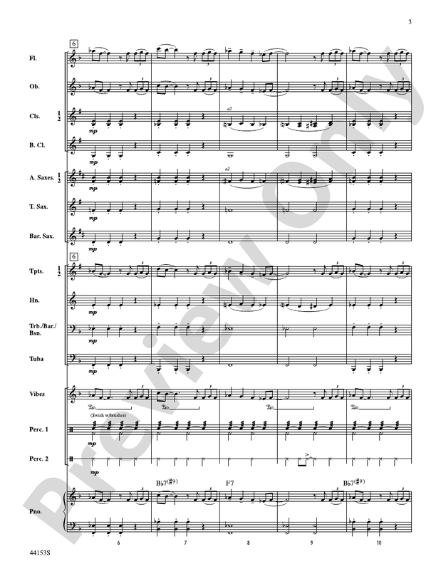 Hung Up - Concert Band Conductor Score & Parts (Digital Download)