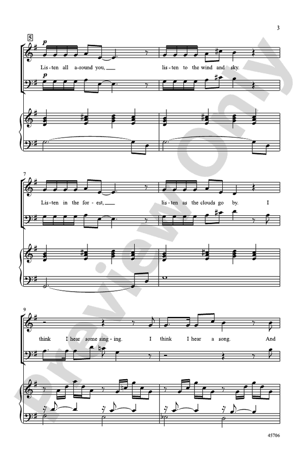 I Will Sing – 3-Part Choral Octavo (Digital Download)