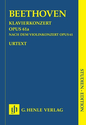Piano Concerto Op 61a Study Score