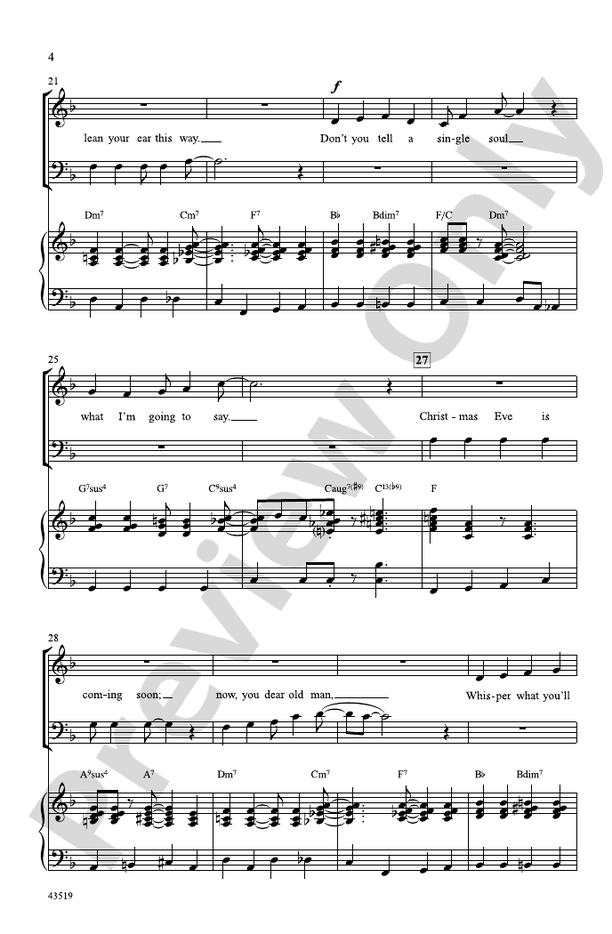 Five Favorite Holiday Songs – SAB Choral Octavo (Digital Download)