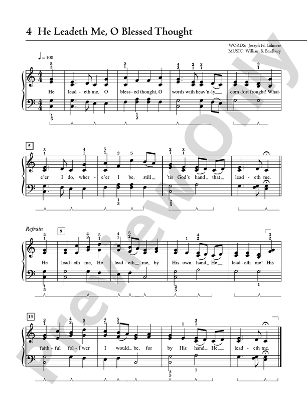 The Piano Student's Hymnal: 30 Hymns - Piano (Digital Download)