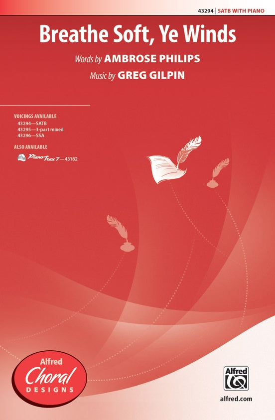 Breathe Soft, Ye Winds – SATB Choral Octavo (Digital Download)