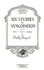 Six Studies In Syncopation Op.55 Book 3 - Billy Mayerl - Piano Solo (Digital Download)