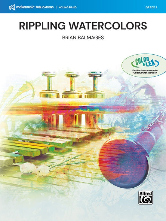 Rippling Watercolors – Concert Band Conductor Score & Parts (Digital Download)
