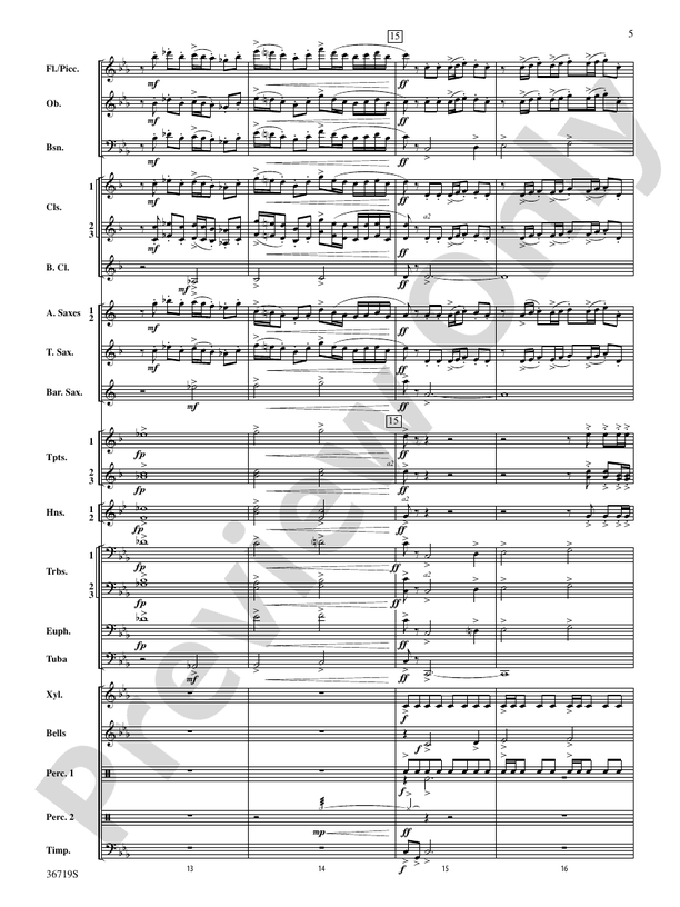 Images of Spain - Concert Band Conductor Score & Parts (Digital Download)