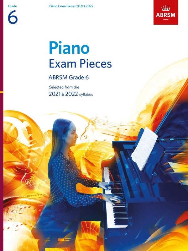 ABRSM Piano Exam Pieces 2021-22 Grade 6 - Piano Book Only ABRSM 9781786013231