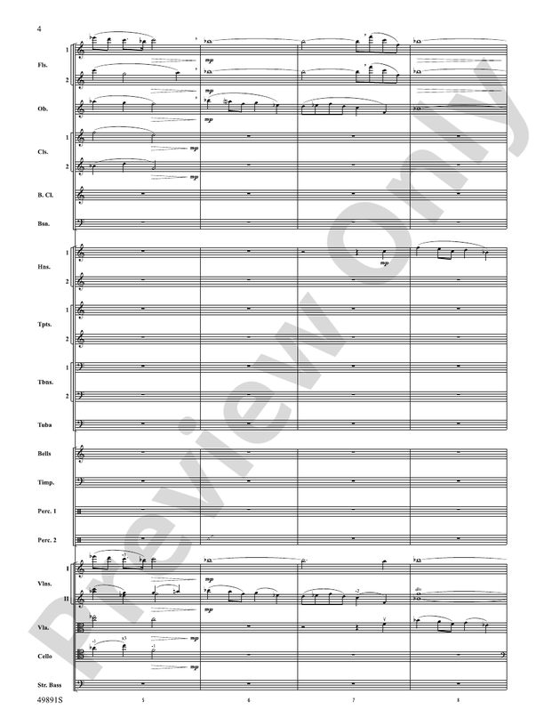Cadence Everlasting – Full Orchestra Conductor Score & Parts (Digital Download)