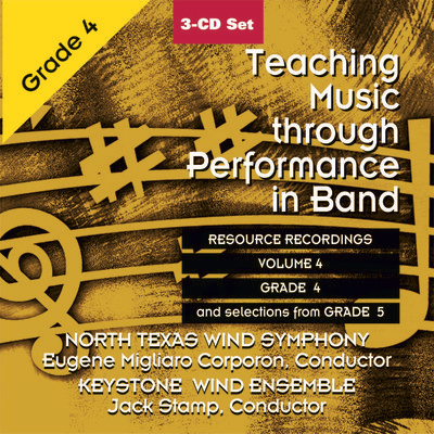 Teaching Music Through Perf Band Cd V4 Gr 4 -