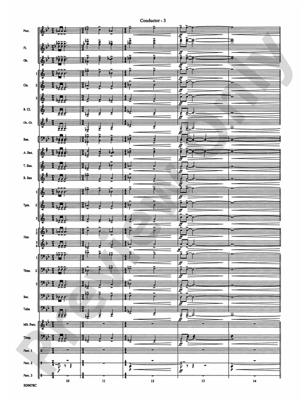 Through the Vulcan's Eye - Concert Band Conductor Score & Parts (Digital Download)