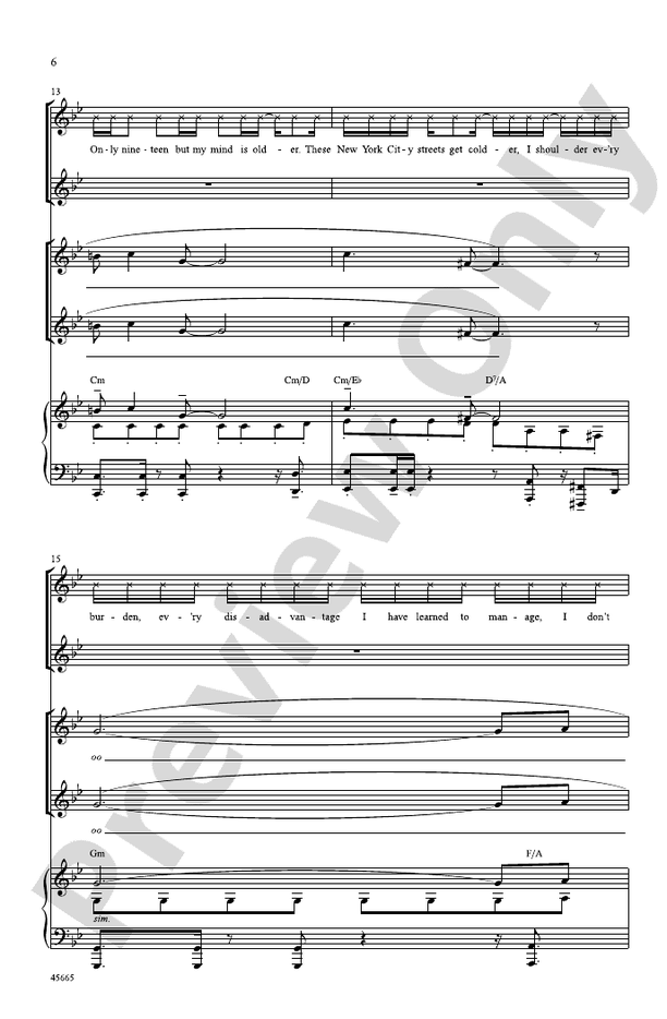My Shot – SSA Choral Octavo (Digital Download)
