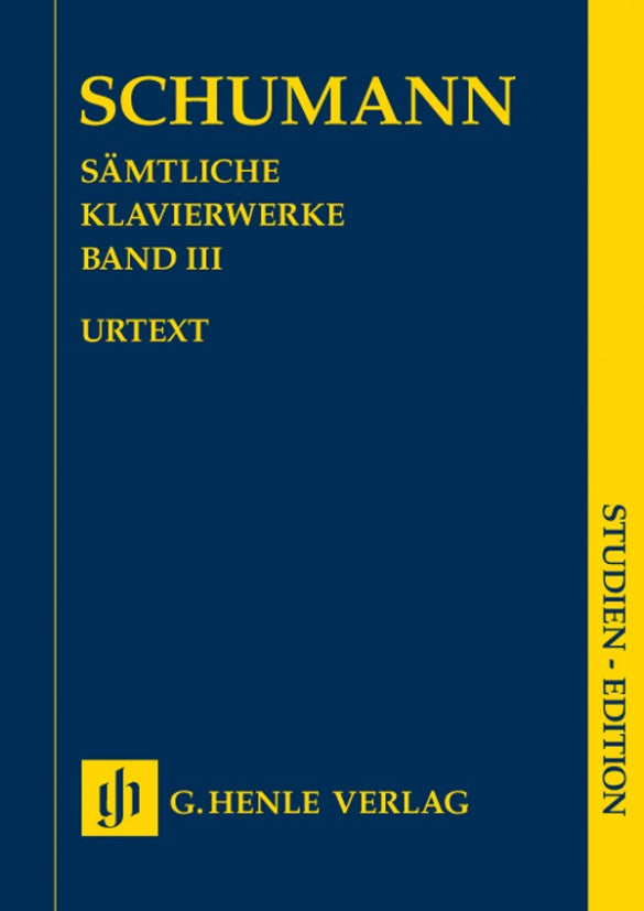 Complete Piano Works Volume 3 Study Score