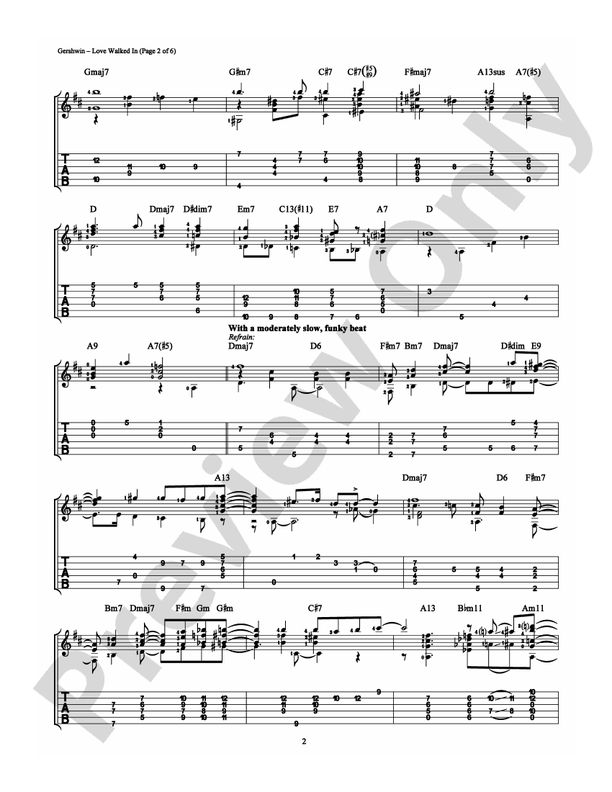 Love Walked In - Guitar TAB (Digital Download)
