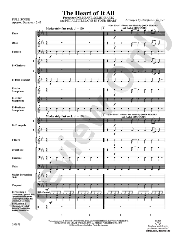 The Heart of It All - Concert Band Conductor Score & Parts (Digital Download)