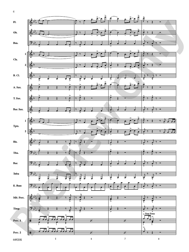 Want to Want Me - Concert Band Conductor Score & Parts (Digital Download)