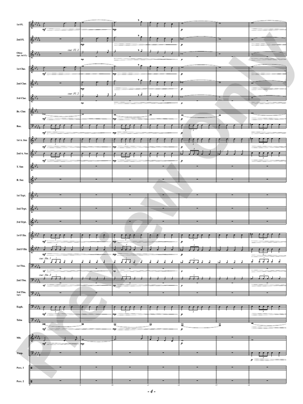 Almighty Hand - God of Our Fathers - Concert Band Conductor Score & Parts (Digital Download)