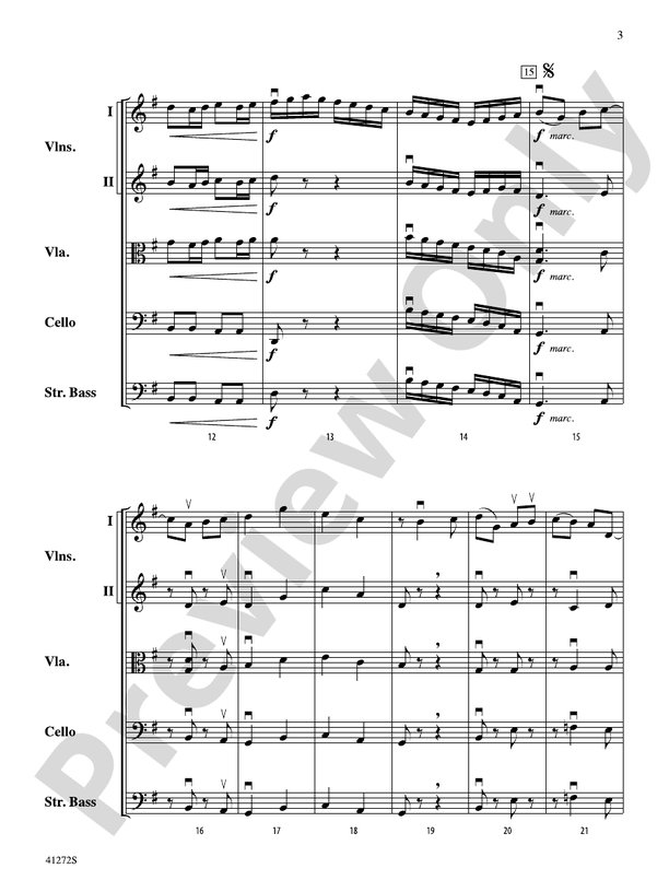 Westridge Overture – String Orchestra Conductor Score & Parts (Digital Download)