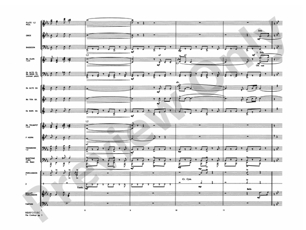 The Cowboys (Grade 3) - Concert Band Conductor Score & Parts (Digital Download)