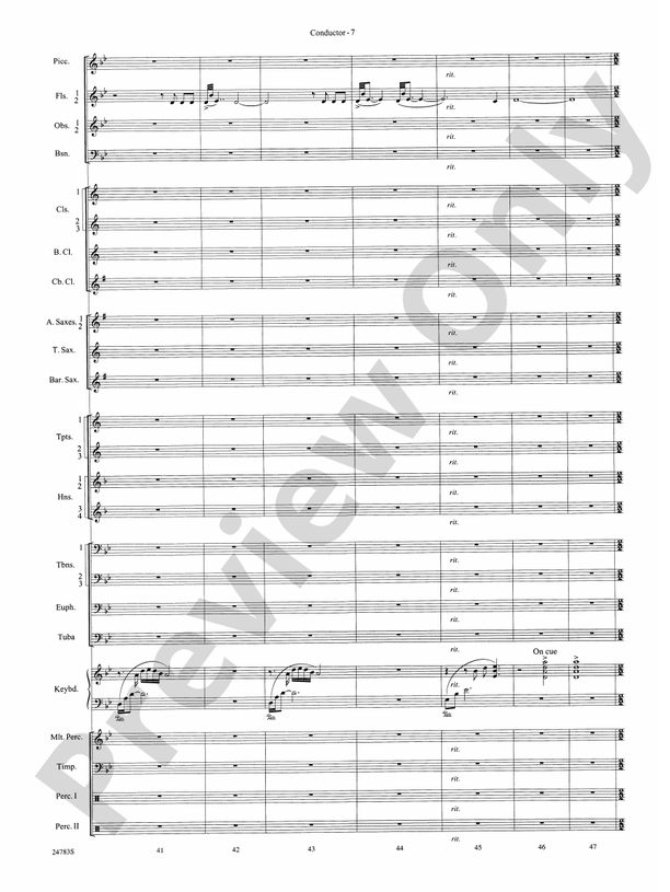 Rising Dragons - Concert Band Conductor Score & Parts (Digital Download)