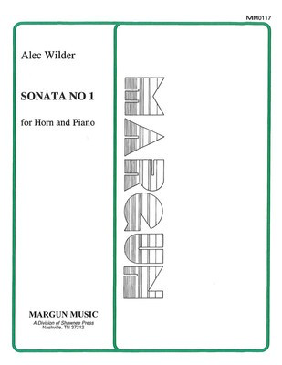 Sonata No. 1 for Horn and Piano - Alec Wilder - French Horn Margun Music