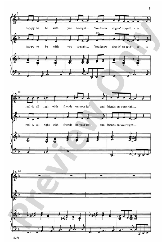 Friends on Our Left and Friends on Our Right – 2-Part Choral Octavo (Digital Download)
