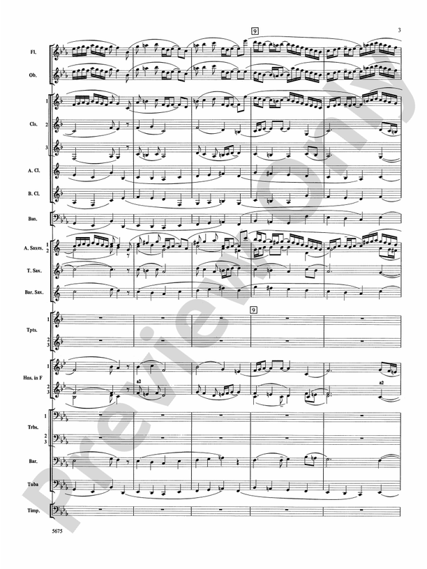 Prelude and Gloria (Adapted from Cantata No. 141 -- "Wachet Auf") - Concert Band Conductor Score & Parts (Digital Download)