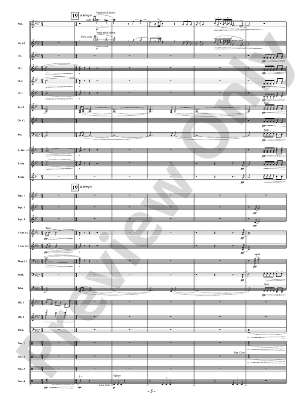 The Sacred Pipe - Concert Band Conductor Score & Parts (Digital Download)