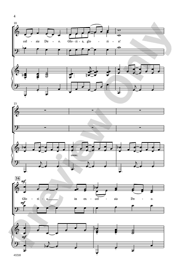 African Gloria - Sonja Poorman - 3-Part Mixed Choral Octavo (Digital Download)